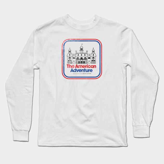 The American Adventure Vintage Long Sleeve T-Shirt by BurningSettlersCabin